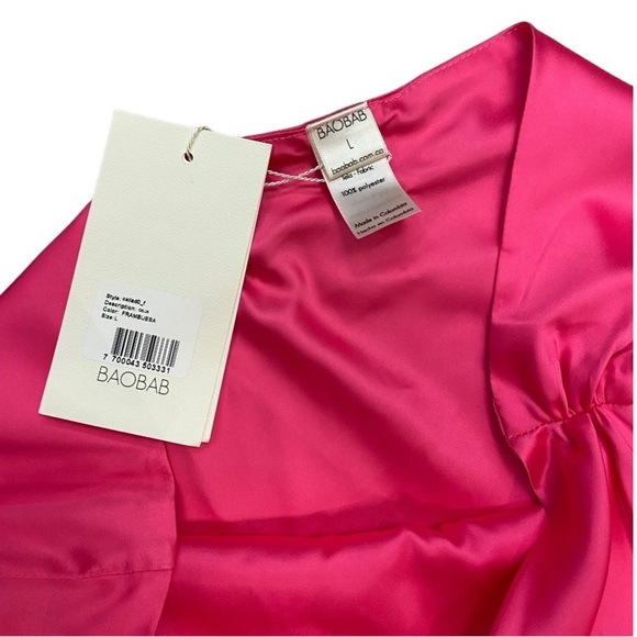 NWT Baobab Celia Mini Dress in Frambuesa Size Large - Picture 10 of 12